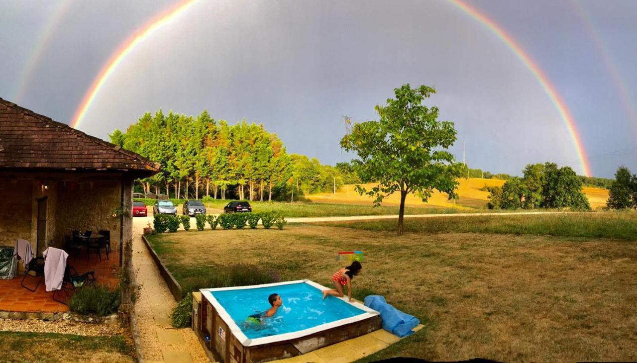 Вілла Le Nid De Faucons Lalinde Екстер'єр фото
